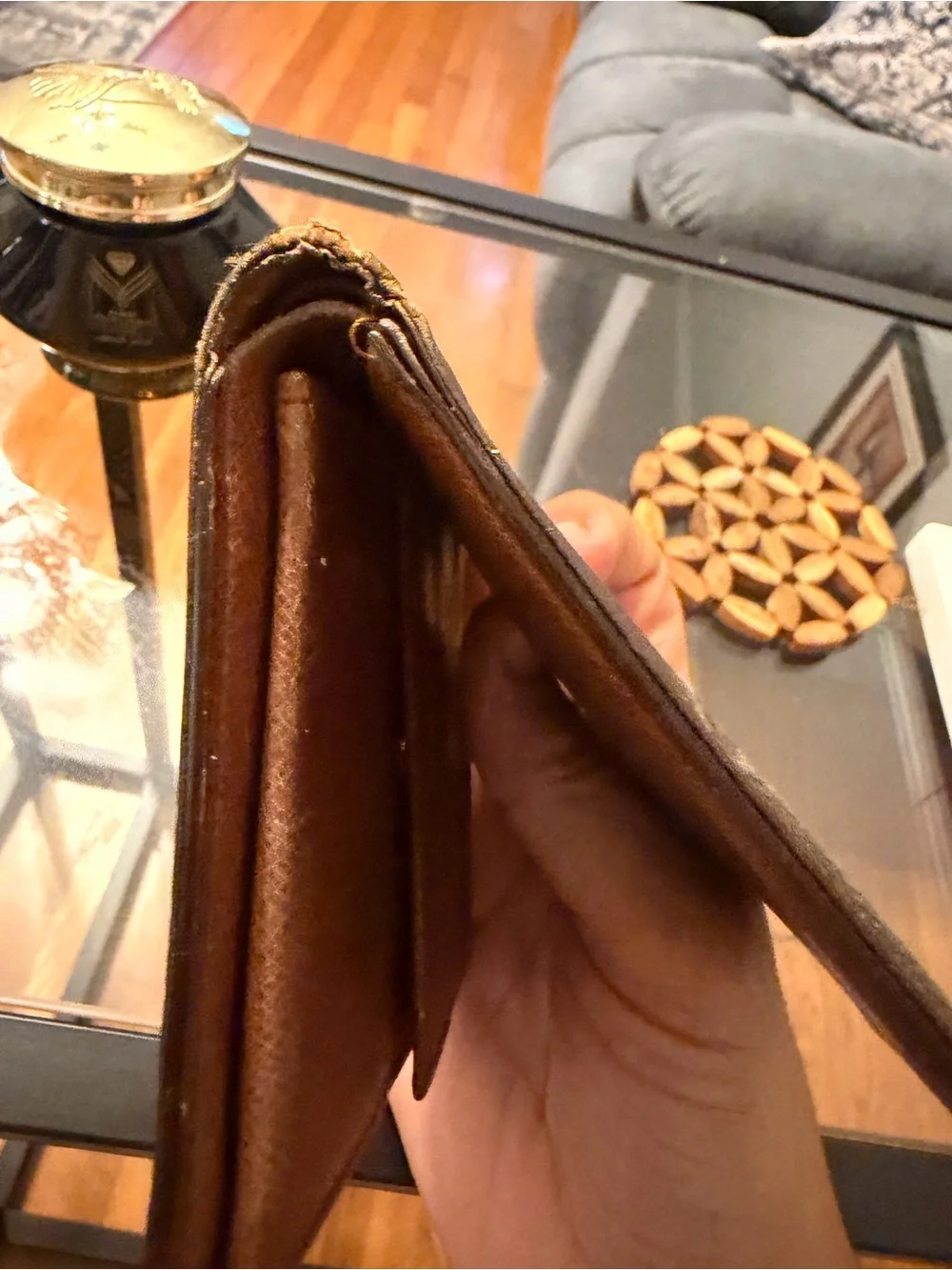 Louis Vuitton Brown Monogram Canvas Card Case